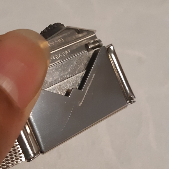 Vintage Message Envelop  Stainless Stee Bracelet 8.75" L, Has Message Inside, - Picture 5 of 15